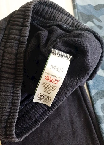 Erkek Çocuk Lacivert ve Kamuflaj Eşofman Altı - Görsel 4