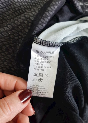 Siyah Gotik Desenli Kadın Bluz - Görsel 6