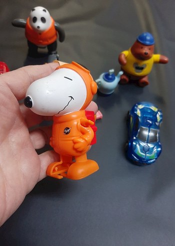 Renkli Oyuncak Araba ve Figür Seti - Görsel 5