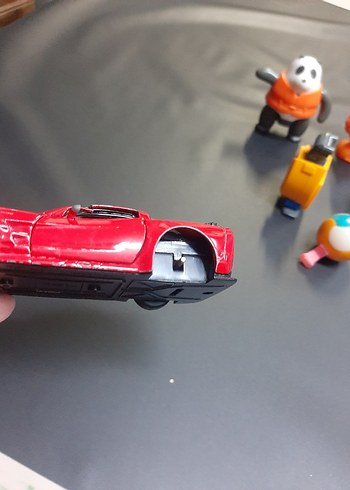 Renkli Oyuncak Araba ve Figür Seti - Görsel 7