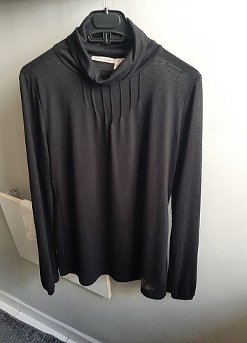 l Beden siyah Renk orjinal DKNY bluz
