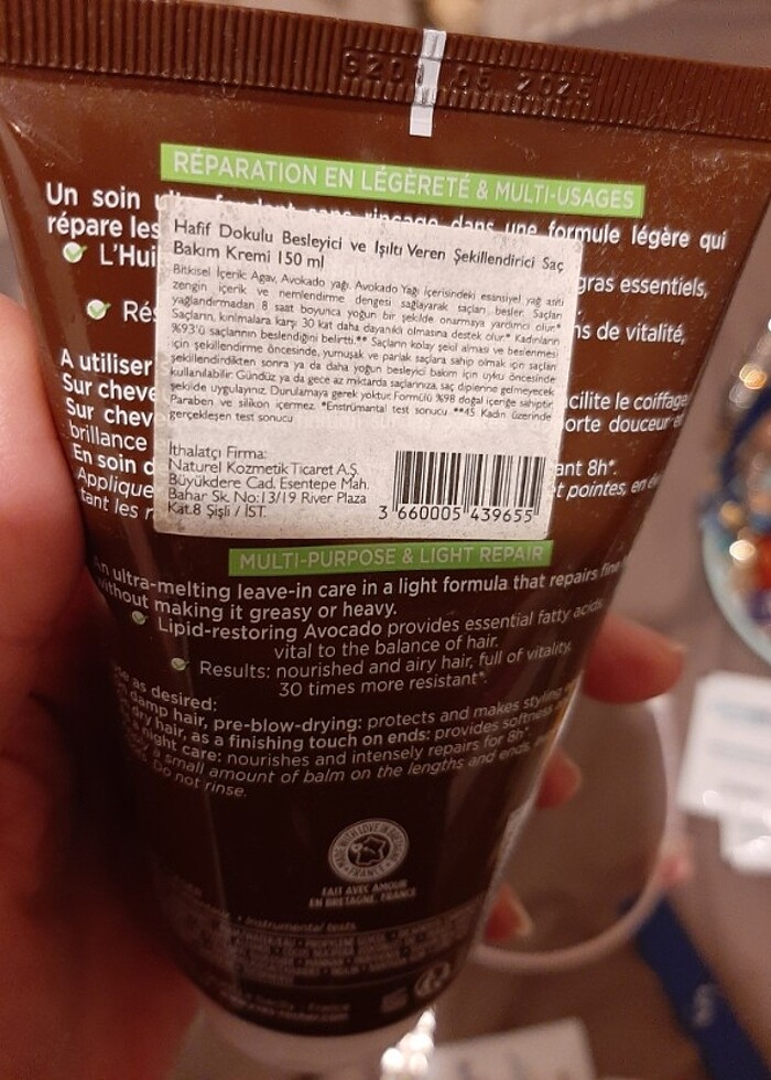 Yves Rocher saç bakım kremi - Görsel 4