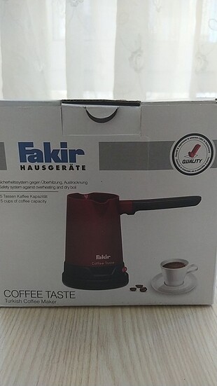Fakir coffee taste kahve makinesi