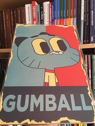 GUMBALL AHŞAP POSTER