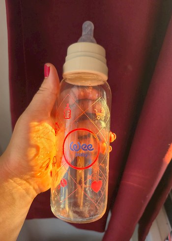 Kırmızı Bebek Biberonu - Görsel 5