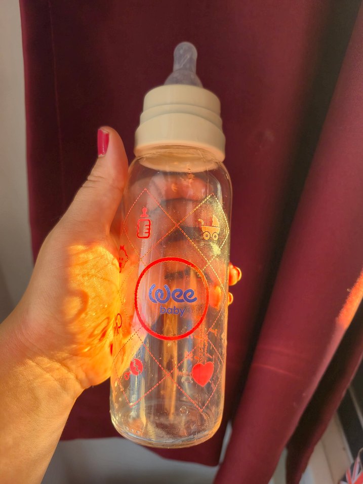 Kırmızı Bebek Biberonu - Görsel 5