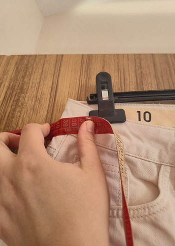 Bej Kadın Regular Fit Bermuda Şort - Görsel 4