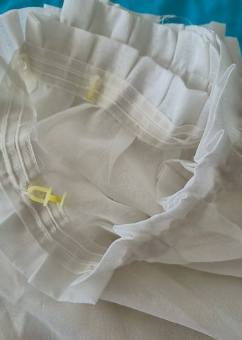 Beyaz Nakışlı Bohem Perde - Görsel 13