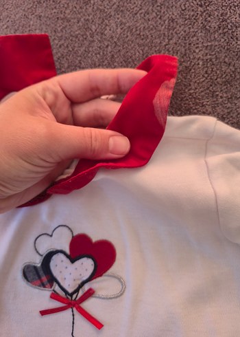 Kız Çocuk Baskılı Uzun Kollu Gömlek - Görsel 3