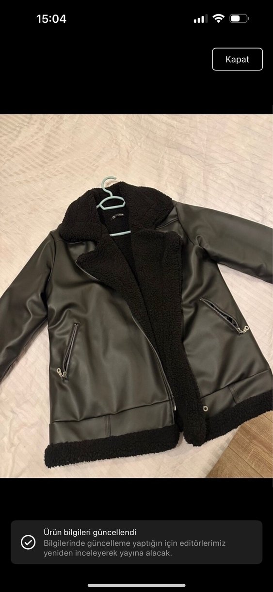 Kürklü mont - Görsel 4