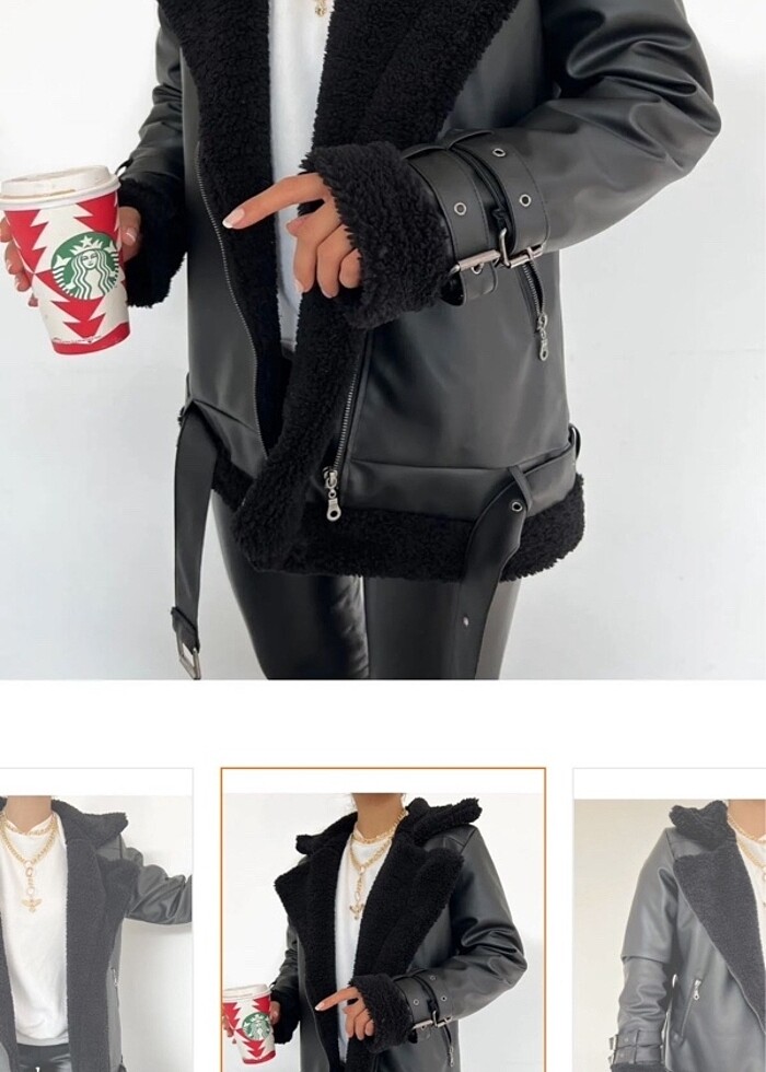 Biker ceket - Görsel 2