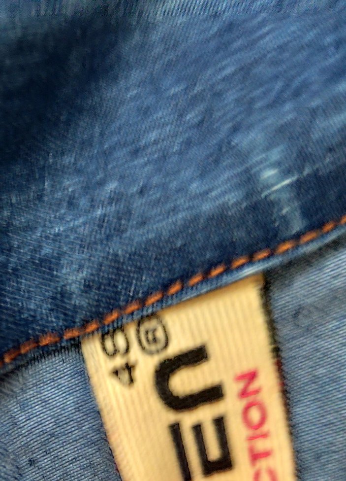 Düğmeli Uzun Kadın Kot Ceket - Görsel 2