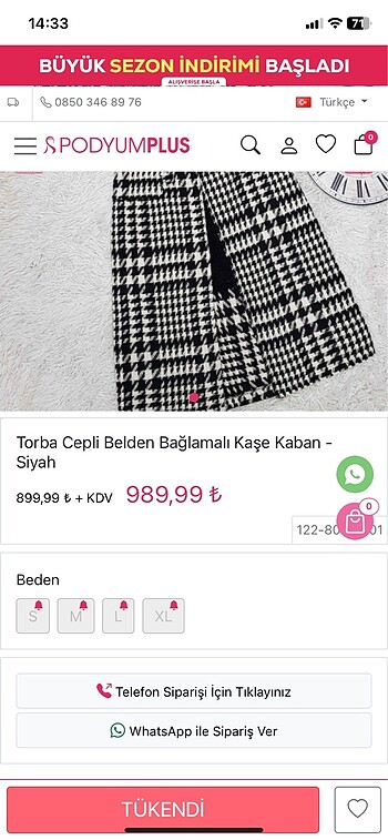s Beden siyah Renk Kaban