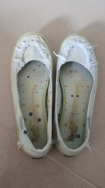 36 Beden turkuaz Renk Keds bez ayakkabı
