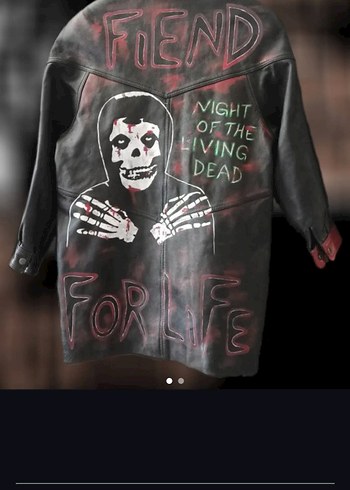 Kadın Siyah Deri Punk Ceket