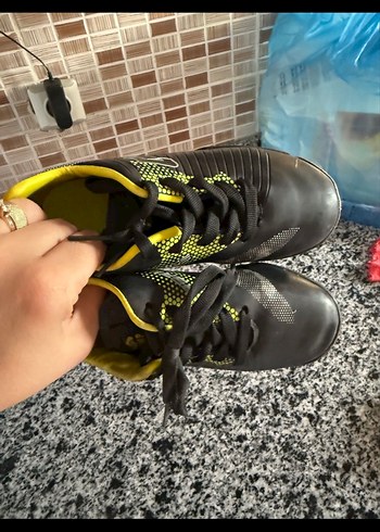 Erkek Çocuk Sarı Siyah Yılan Desenli Spor Ayakkabı - Görsel 4