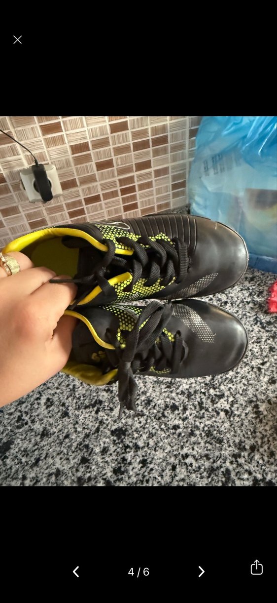 Erkek Çocuk Sarı Siyah Yılan Desenli Spor Ayakkabı - Görsel 4