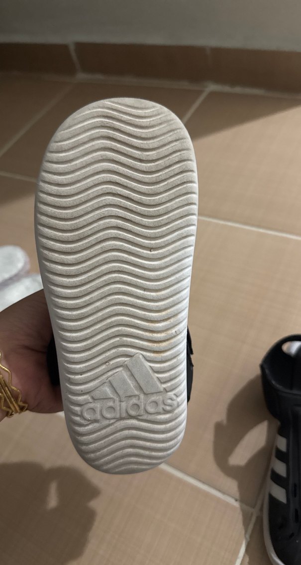 Erkek Çocuk Siyah Adidas Kaydırmaz Terlik - Görsel 3