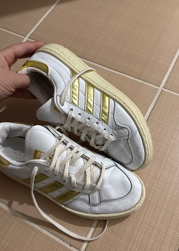 Beyaz Kadın Spor Ayakkabı - Düz Taban - Görsel 5