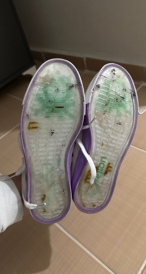 Beyaz Bağcıklı Kadın Spor Ayakkabı - Görsel 4