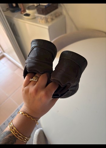 Erkek Çocuk Siyah Cırtlı Spor Ayakkabı - Görsel 3