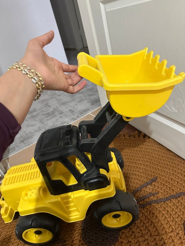 Sarı Siyah Oyuncak Kepçe - Görsel 3