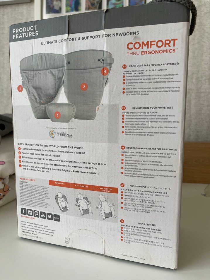 Ergobaby Kanguru İçin Taşıyıcı İç Yastık - Görsel 2