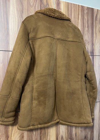 Kahverengi Süet Kürklü Mont - Görsel 3