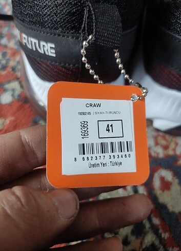 41 Beden siyah Renk Spor ayakkabısı