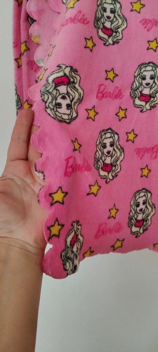 Renkli Baskılı Pembe Çocuk Battaniyesi - Görsel 2