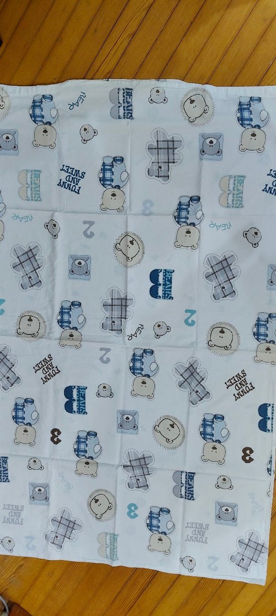 Mavi Baskılı Çocuk nevresim takımı - Görsel 3