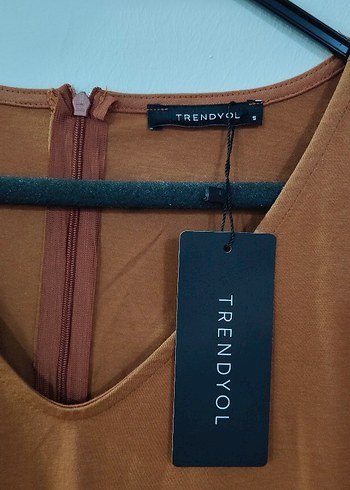 Kahverengi Kemerli Uzun Tulum S beden - Görsel 7