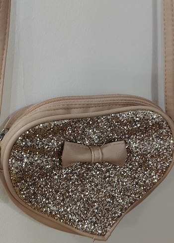 Mavi Minnie Mouse Okul Çantası ve Kalp Çanta - Görsel 5