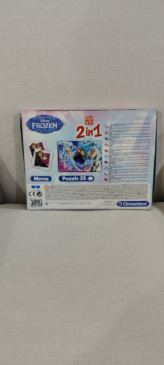 Frozen 2'si 1 Arada Memo ve 35 Parça Puzzle - Görsel 2