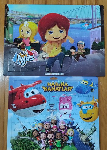 Renkli Çocuk Yapbozları - Ayas ve Harika Kanatlar - Görsel 2