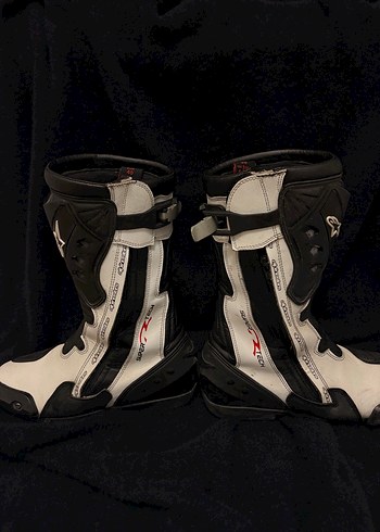 Diğer Alpinestars Beyaz Siyah Motorsiklet Botu 41 42 Kalibi Rahat