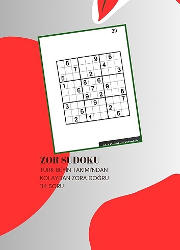  Beden Zor Sudoku