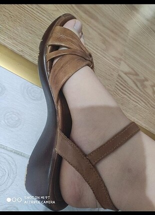 36 Beden kahverengi Renk Yazlık ayakkabı