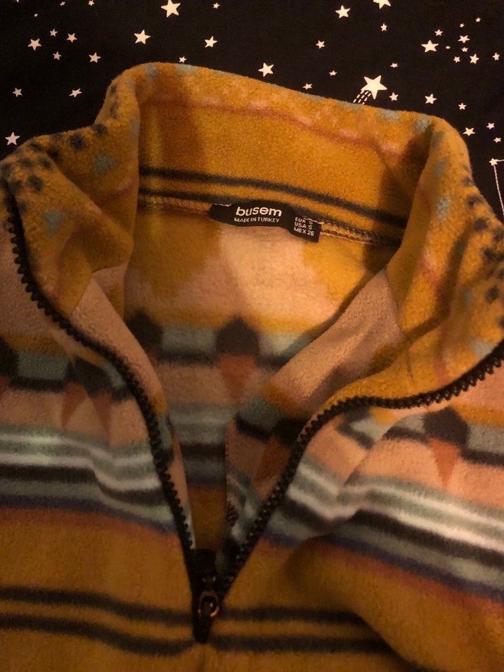 Kadın Bohem Salaş Triko Sweatshirt - Görsel 2