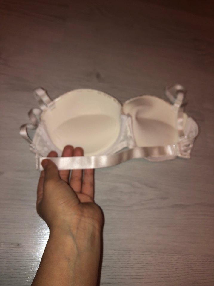 Beyaz Yılan Desenli Bohem Sütyen - Görsel 2