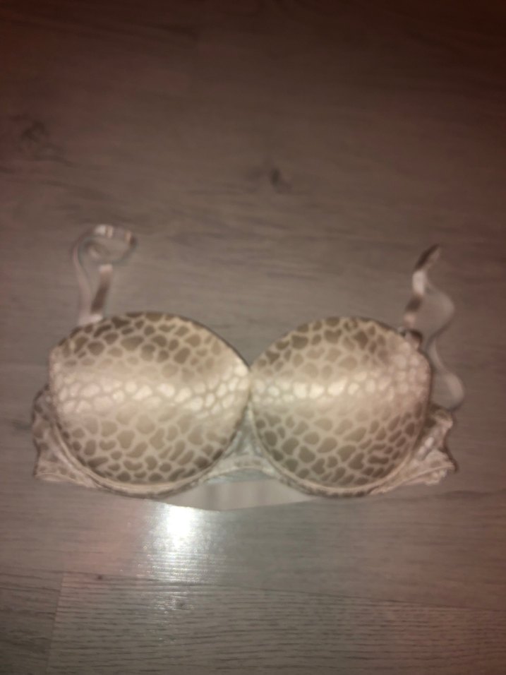 Beyaz Yılan Desenli Bohem Sütyen - Görsel 4