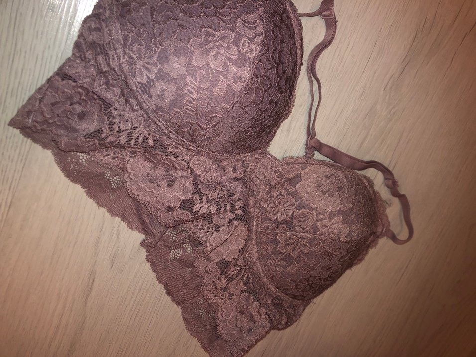 Lila Dantel Bohem Bralet - Görsel 2