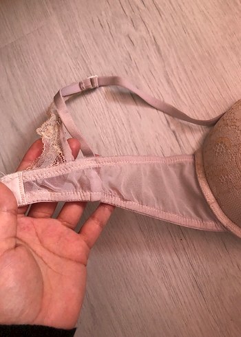 Bej Dantel Detaylı Bohem Sütyen - Görsel 3