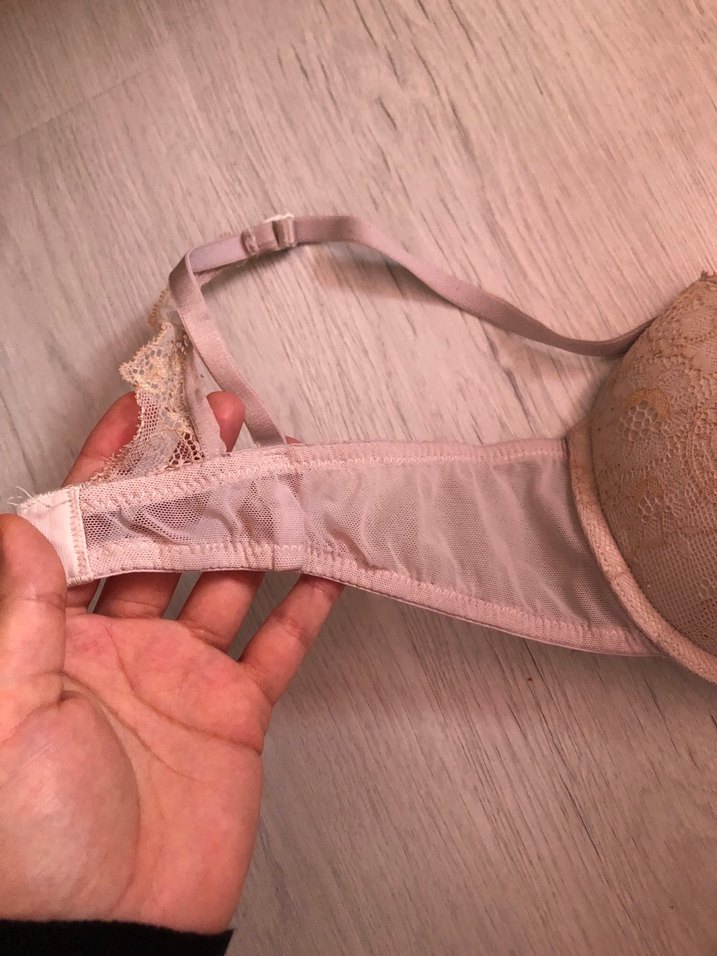 Bej Dantel Detaylı Bohem Sütyen - Görsel 3