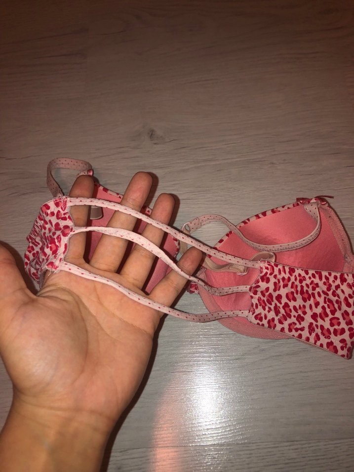 Leopar Desenli Pembe Bohem Sütyen - Görsel 2