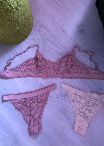 Dantel Bohem Vintage Sütyen takım - Görsel 2