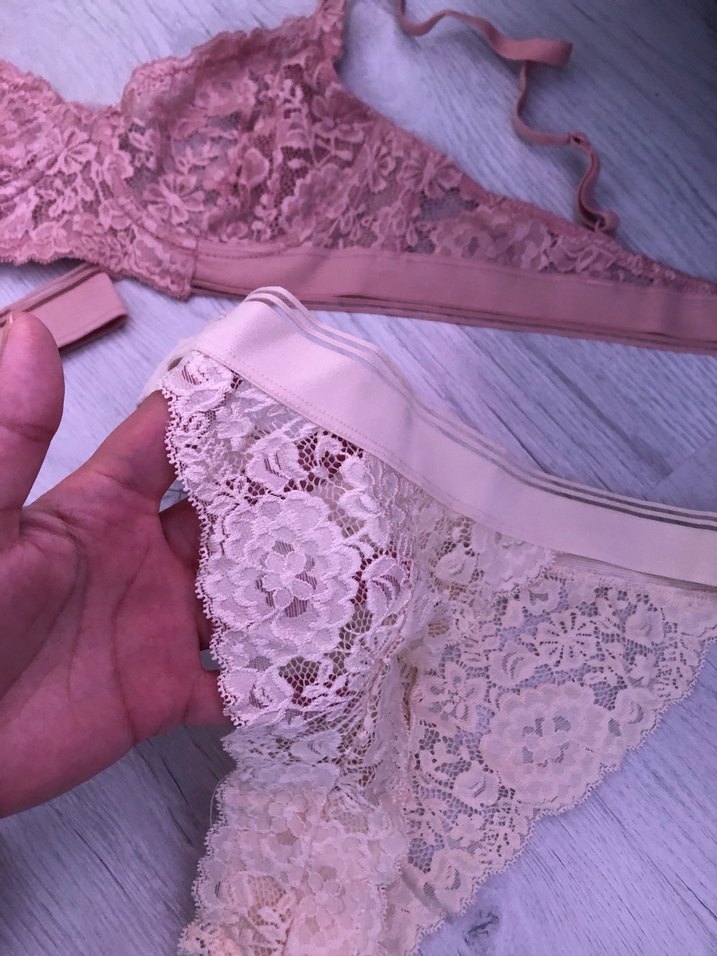 Dantel Bohem Vintage Sütyen takım - Görsel 4