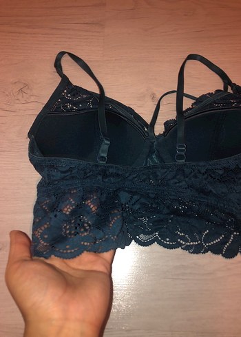 Turkuaz Dantel Bohem Bralet takım - Görsel 2