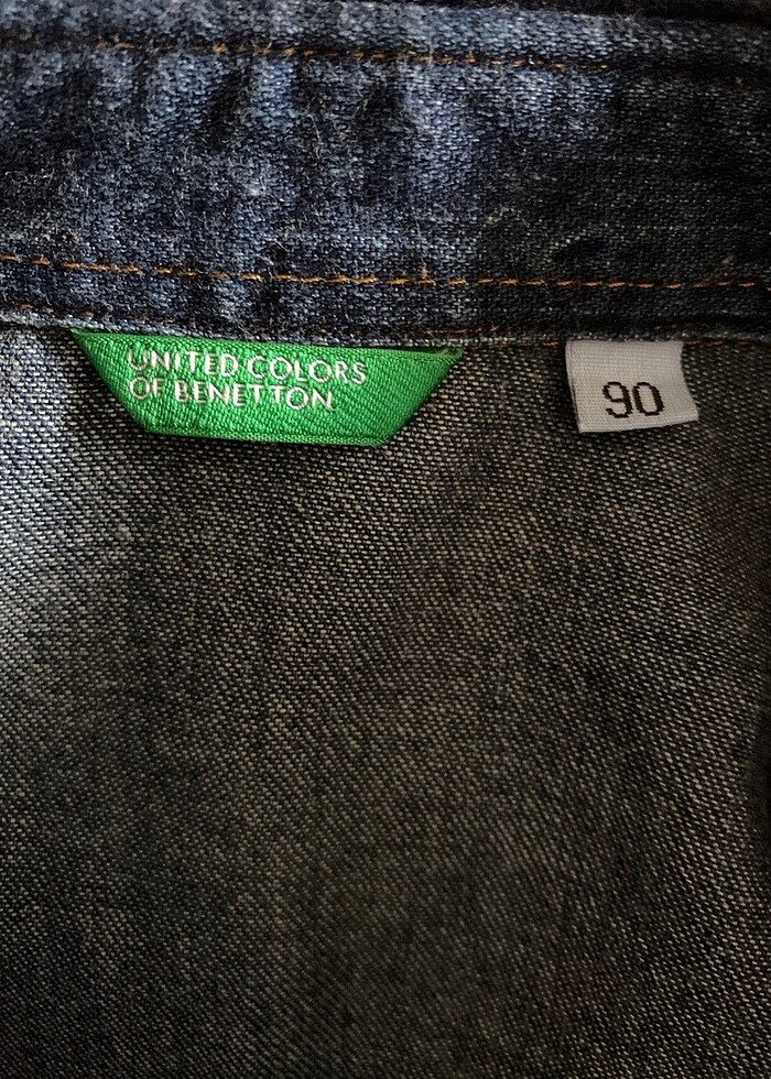 Benetton kot gömlek - Görsel 3