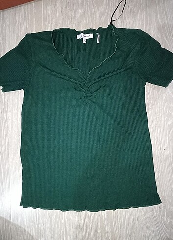Büzgülü t shirt 